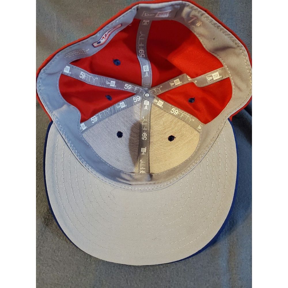 New Era Philadelphia Phillies 59FIFTY Fitted Hat Cap Liberty Bell Size 7 3/8 - Picture 4 of 6